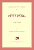 CMM 81 JOHANNES RICHAFORT (Ca. 1480-Ca. 1548), Opera Omnia, Edited by Harry Elzinga in 4 Volumes. Vol. IV Tres Missae Super "Quem Dicunt Homines"