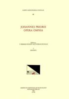 CMM 90 JOHANNES PRIORIS (15Th C.), Opera Omnia, Edited by T. Herman Keahey and Conrad Douglas in 3 Volumes. Vol. I [Masses]