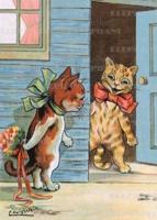 Cat Hiding Bouquet - Romance Greeting Card