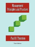 Management-principles and Practices - Third Edition