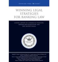 Winning Legal Strategies for Banking Law