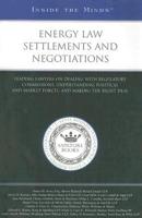 Energy Law Settlements and Negotiations