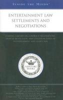 Entertainment Law Settlements and Negotiations