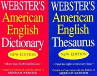 Webster's American English Thesaurus / Websters American English Dictionary