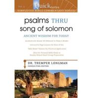 Psalms Thru Song of Solomon