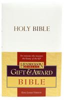 KJV Gift & Award Bible (Imitation Leather, White, Red Letter)