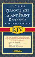 KJV Personal Size Giant Print Reference Bible (Imitation Leather, Burgundy, Red Letter)