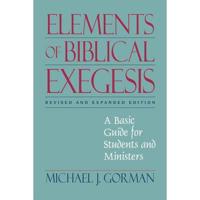 Elements of Biblical Exegesis