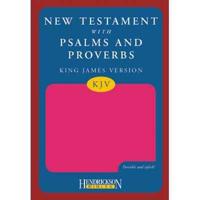 KJV New Testament With Psalms and Proverbs, Pink (Imitation Leather)
