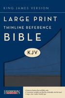 KJV Large Print Thinline Reference Bible (Flexisoft, Slate/Blue, Red Letter)