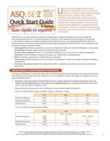 Ages & Stages Questionnaires¬: Social Emotional (ASQ¬:SE-2): Quick Start Guide (Spanish) / Guia Rapida En Espanol