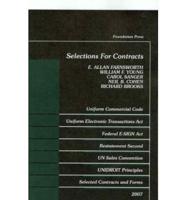 Selections for Contracts, 2007