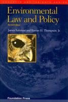 Environmental Law and Policy