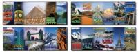 World Landmarks and Locales Topper Bulletin Board Set