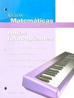 Saxon Matematicas Intermedias 4, Hojas Fotocopiables