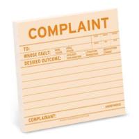 Knock Knock Complaint Sticky Notes