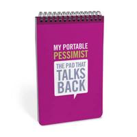 Portable Pessimist Personality Pad