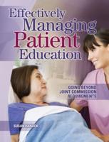 Effectively Managing Patient Education