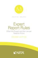 Expert Report Rules