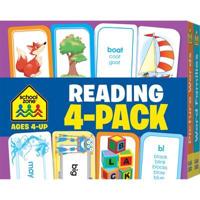 School Zone Reading 4-Pack Flash Cards