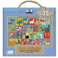 Green Start Giant Floor Puzzles: ABC Animals (35 Piece Floor Puzzles Made of 98% Recycled Materials)