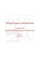 WPA: Writing Program Administration 35.1
