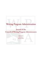 WPA: Writing Program Administration 37.2 (Spring 2014)