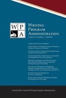 WPA: Writing Program Administration 38.1 (Fall 2014)