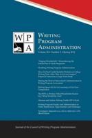 WPA: Writing Program Administration 38.2 (Spring 2015)