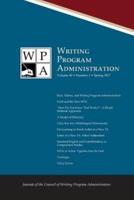 WPA: Writing Program Administration 40.2 (Spring 2017)