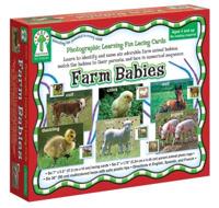 Farm Babies Lacing Cards