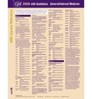 CPT 2009 Express Reference Coding Card General/ Internal Medicine