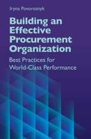 Building an Effective Procurement Organization