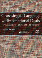 Choosing the Language of Transnational Deals