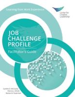 Job Challenge Profile: Facilitator's Guide