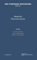 Materials Characterization: Volume 1242