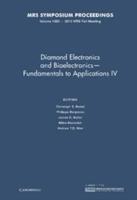 Diamond Electronics and Bioelectronics-- Fundamentals to Applications IV