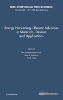 Energy Harvesting - Recent Advances in Materials, Devices and Applications
