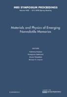 Materials and Physics of Emerging Nonvolatile Memories