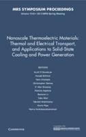 Nanoscale Thermoelectric Materials--Thermal and Electrical Transport, and Applications to Solid-State Cooling and Power Generation