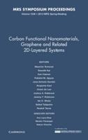 Carbon Functional Nanomaterials, Graphene and Related 2D-Layered Systems