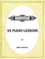 92 Piano Lessons from Felix Rubino
