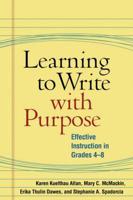 Learning to Write With Purpose