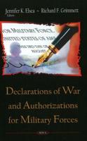Declarations of War and Authorizations for Military Forces