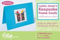 Carol Doak's Keepsake Frame Cards-Celebration Colors