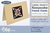 Carol Doak's Keepsake Frame Cards-Earth & Sky Colors