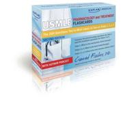Kaplan Medical USMLE Pharmacology and Treatment Flashcards