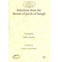 Selections from the Memre of Jacob of Sarugh