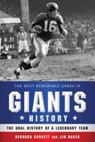 The Most Memorable Games in Giants History