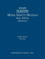 Missa Sancti Nicolai, Hob.XXII.6: Study score